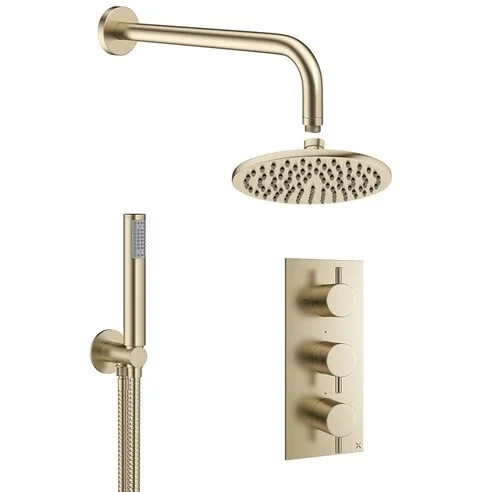 Crosswater One Box Showering Mpro Bundle 2000 Brushed Brass