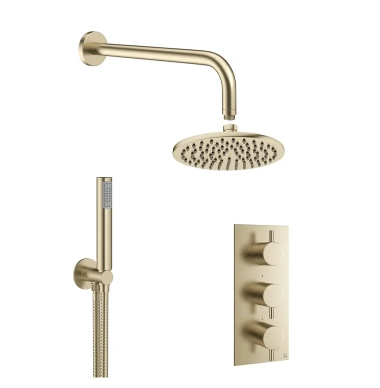 Crosswater One Box Showering Mpro Bundle 2000 Brushed Brass product image - Image 2