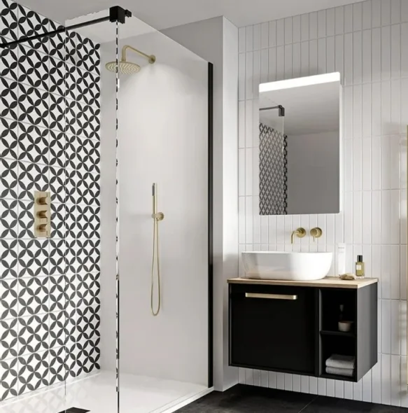 Crosswater One Box Showering Mpro Bundle 2000 Brushed Brass detail view - Image 3