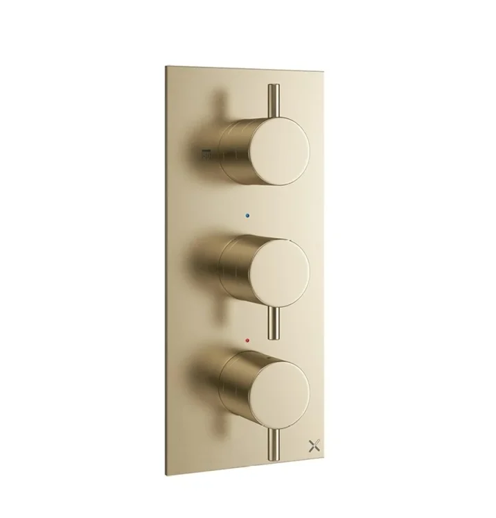 Crosswater One Box Showering Mpro Bundle 2000 Brushed Brass detail view - Image 7