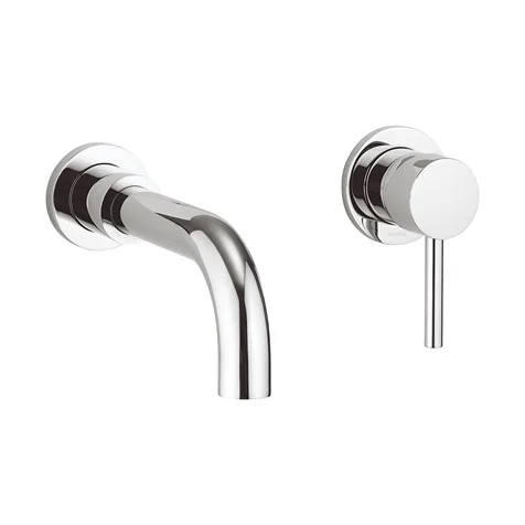 Crosswater Fusion Basin 2 Hole Set Wall Mounted Chrome