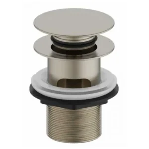 Burlington Click Clack Basin Waste Brushed Nickel