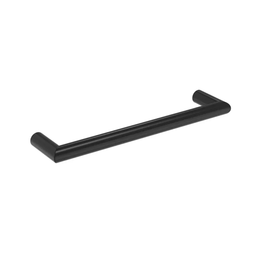 Saneux Ember 450mm Round Electric Towel Rail - 12v - Matte Black - Size Tolerance Between 440 - 445mm product image - Image 1