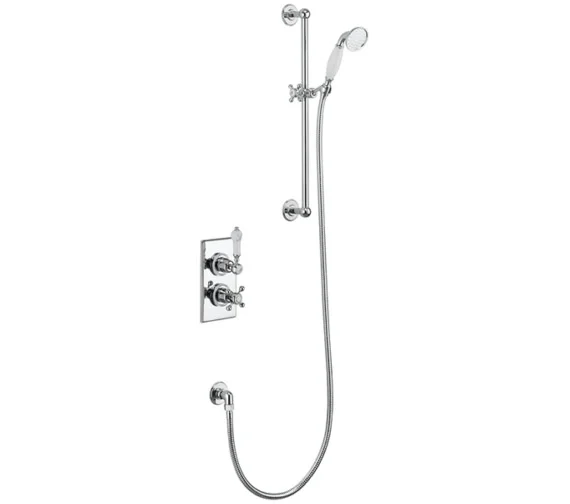 Burlington Single Outlet Conceal Shower Valve Chrome