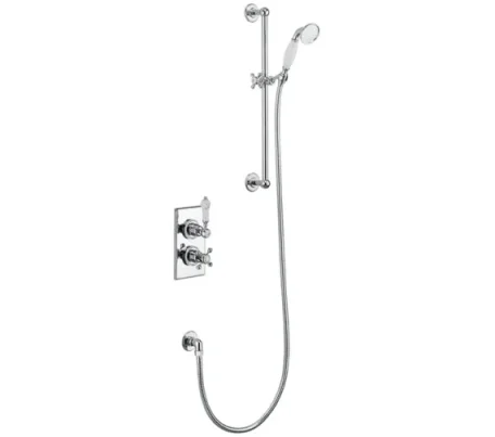 Burlington Single Outlet Conceal Shower Valve Chrome product image - Image 1