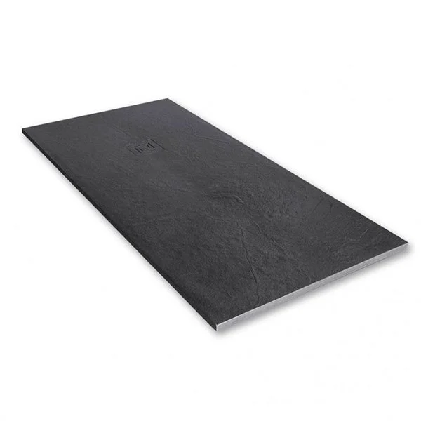 Merlyn Truestone Rectangle Tray Graphite Slate Black 1600 X 800mm