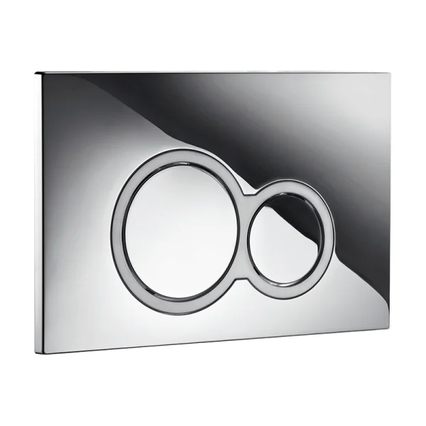 Abacus Essentials ISO WC Press Panel / Flush Plate Chrome