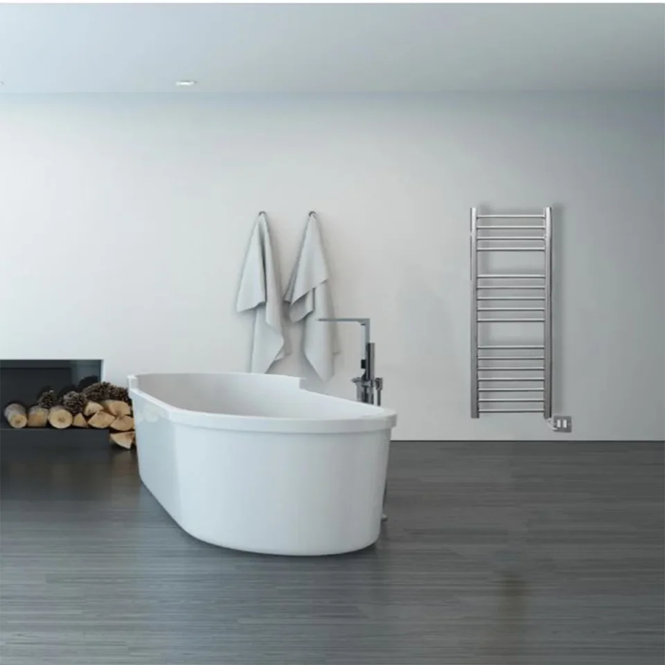 Jis Steyning 520 1000 X 520mm Radiator For Central Heating Polished Stainless Steel detail view - Image 3