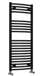 Reina Diva 500 X 800 Towel Radiator Black Flat