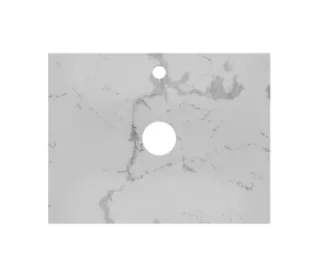 Cubico Robur Quartz Marble Stone Worktop 650mm 1 Tap Hole product image - Image 1