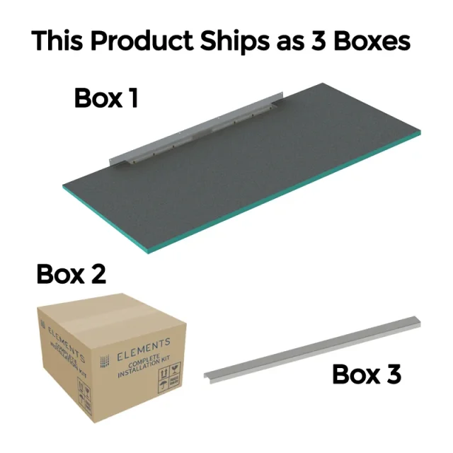 Abacus Elements Infinity Tray Kit 1800x900 Offset product image - Image 1