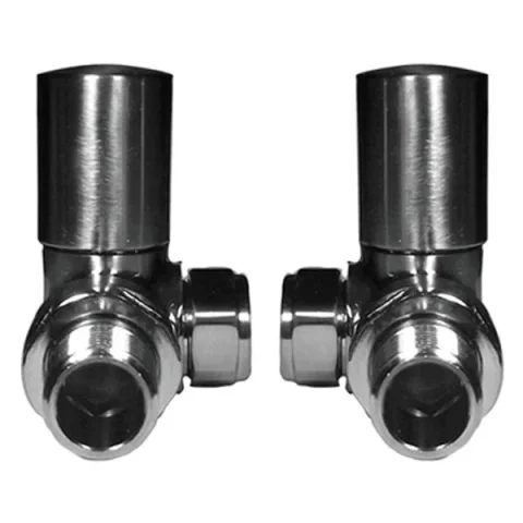 Reina Crova Corner Valve - Brushed product image - Image 1