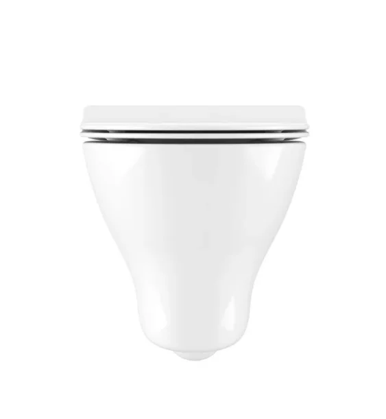 Crosswater Kai Soft Close Thin Toilet Seat White detail view - Image 4