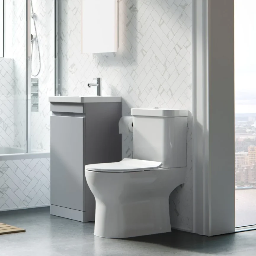 Saneux Air Slim-line Soft Close Seat & Cover (for Air77 & Airbtw02) detail view - Image 4