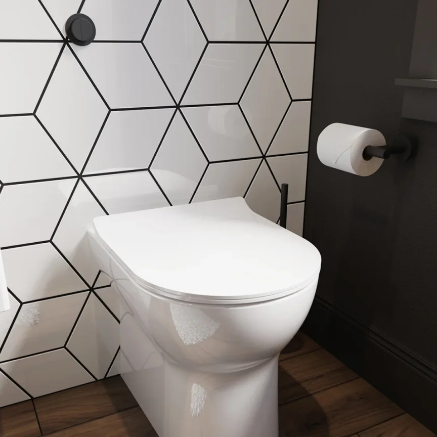 Saneux Air Slim-line Soft Close Seat & Cover (for Air77 & Airbtw02) detail view - Image 5