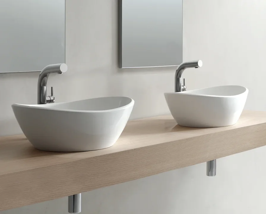 Victoria And Albert Amalfi 55 Countertop Basin detail view - Image 3