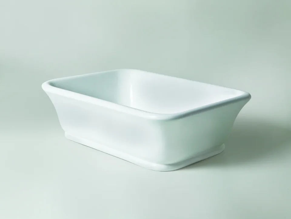 Bc Designs Magnus/senator Basin 525 X 380 Polished White detail view - Image 3