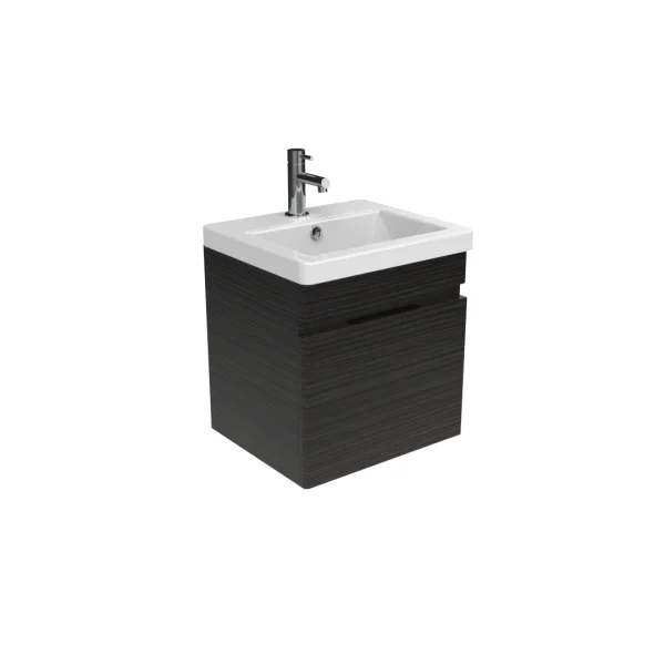 Saneux Air 40cm 1 Door Wall Mounted Unit - Alpine Carbon