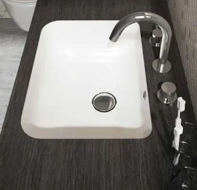 Crosswater Mpro Basin 3 Hole Set Deck Mounted Chrome detail view - Image 2