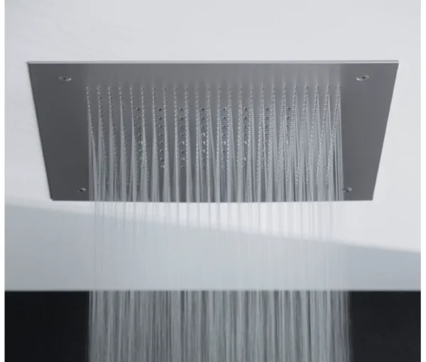 Crosswater Tranquil Recessed Shower Head 380mm Stainless Steel Effect