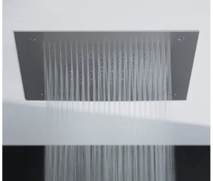 Crosswater Tranquil Recessed Shower Head 380mm Stainless Steel Effect