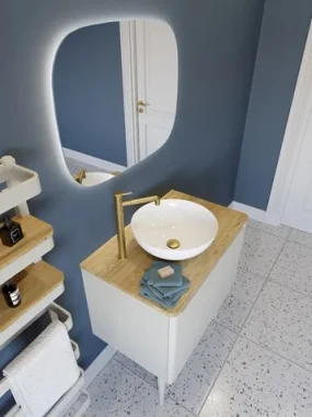 Crosswater Artist Illuminated Mirror 600 X 800 detail view - Image 4