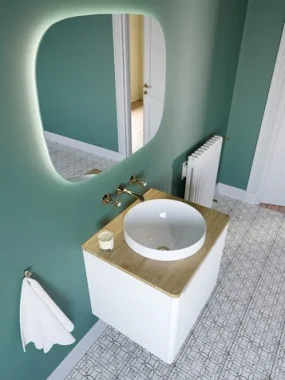 Crosswater Artist Illuminated Mirror 600 X 800 detail view - Image 9