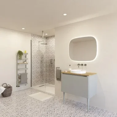 Crosswater Artist Illuminated Mirror 600 X 800 detail view - Image 10