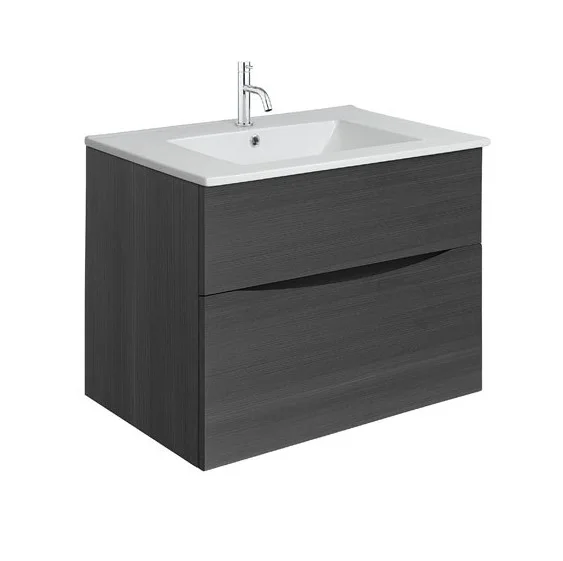 Crosswater Glide Ii 2 Drawer Basin Unit 700 Steelwood