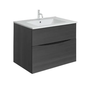 Crosswater Glide Ii 2 Drawer Basin Unit 700 Steelwood