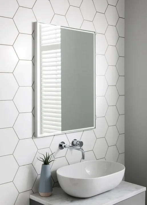 Crosswater Mpro Mirror 600x800 detail view - Image 2