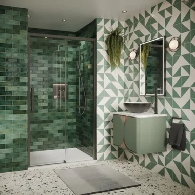 Crosswater Asura 8mm Sliding Door 1200 Slate product image - Image 1