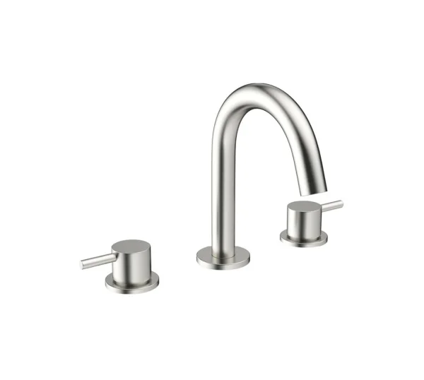 Crosswater Mpro Basin 3 Hole Set Wall Mounted Stainless