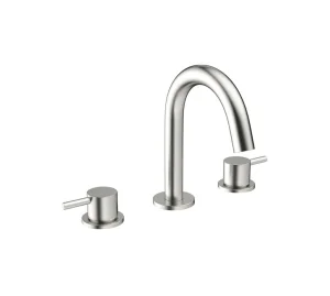 Crosswater Mpro Basin 3 Hole Set Wall Mounted Stainless