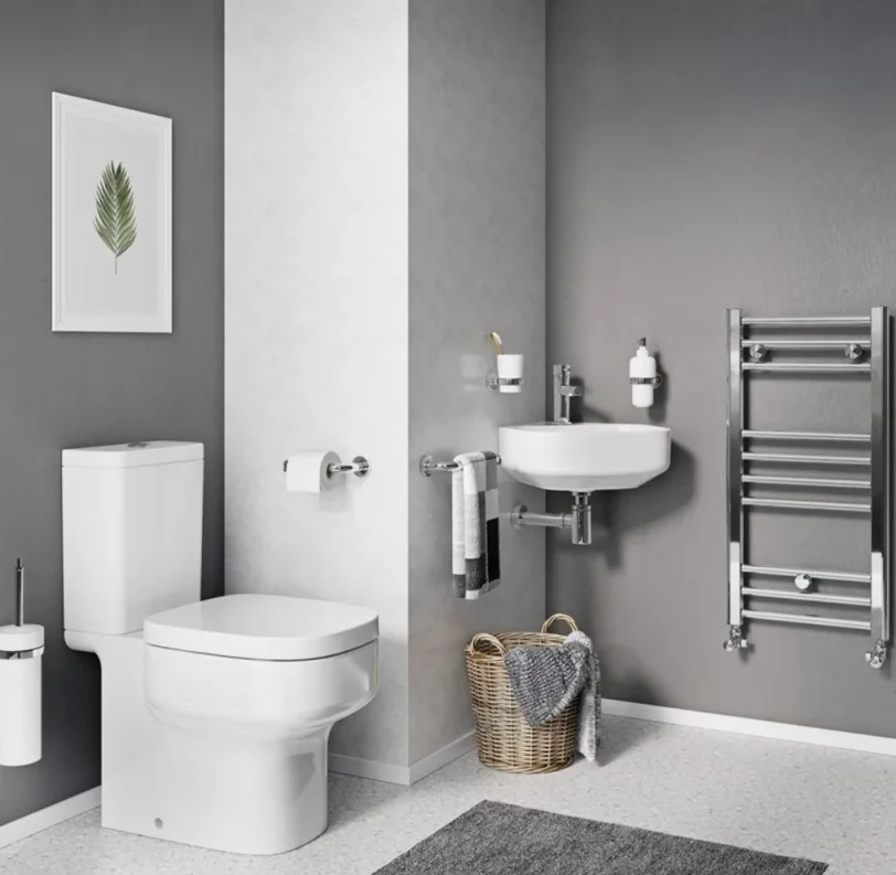 Crosswater Bottle Trap Millennium Tall 400mm Pipe Chrome detail view - Image 3