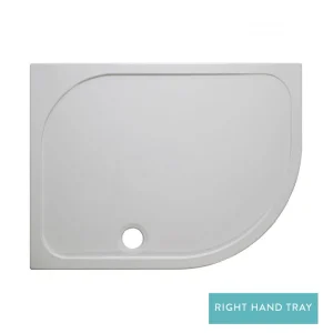 Crosswater Offset Quadrant Shower Tray 800x1000 Rh 45mm