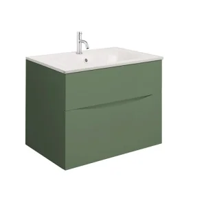Crosswater Glide Ii 2 Drawer Basin Unit 700 Sage Green