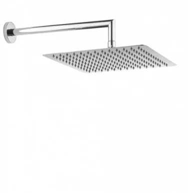 Crosswater Glide Shower Head 300x300mm Chrome detail view - Image 2