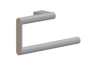 Ava Round Towel Bar - Brushed Stainless Steel
