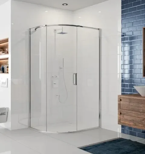 Merlyn Arysto 8 Arysto Eight 1 Door Offset Quadrant Right 1000 X 800mm product image - Image 1