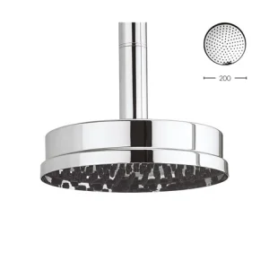 Crosswater Waldorf Shower Head 8" Easy Clean Chrome