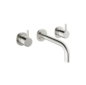 Crosswater Mpro Basin 3 Hole Set Wall Mounted Stainless
