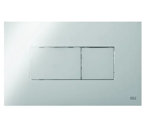 Oli Karisma Pneumatic Dual Flush Plate Chrome RT product image - Image 1