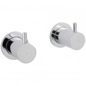 Just Taps Florence Wall Valves Chrome product image - Image 1
