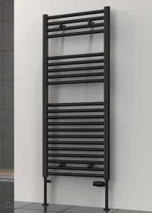 Reina Diva 600 X 1200 Towel Radiator Black Flat