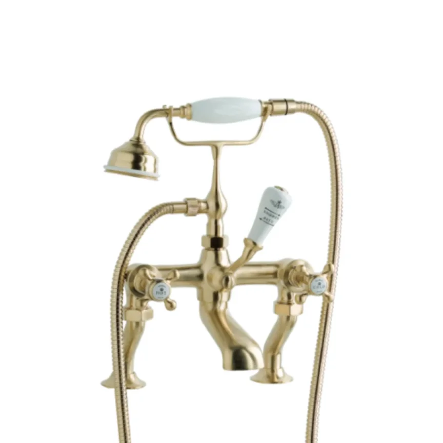 Bc Designs Victrion Crosshead Deck Mounted Bsm Brushed Gold product image - Image 1
