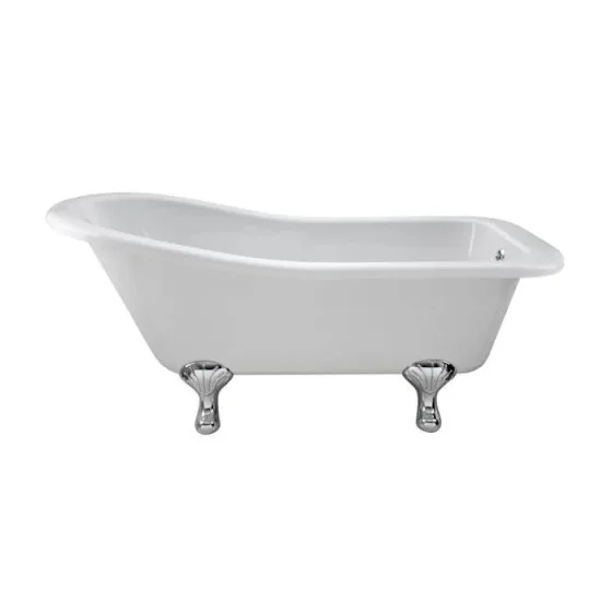 Bc Designs Fordham 1700 Slipper Bath Feet Set 1 White detail view - Image 2