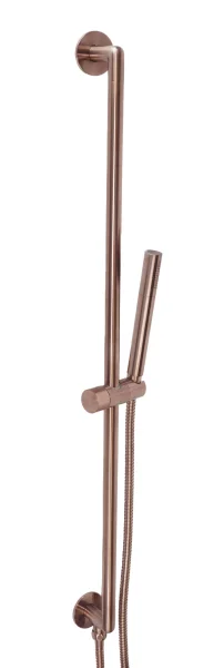 Just Taps Evo Slide Rail Kit With Single Function Pencil Handset & Hose Brushed Bronze