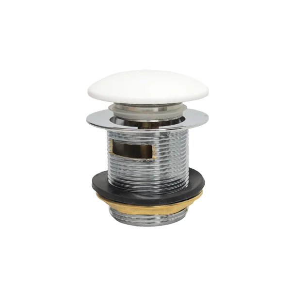 Bc Designs Push Down Bath Waste 70mm (slotted) Matt White