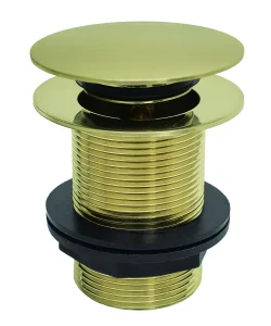Bc Designs Push Down Bath Waste 60mm (unslotted) Brushed Gold